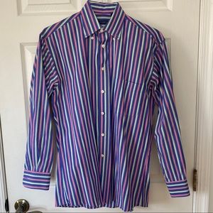 BURBERRY mens button down shirt Small